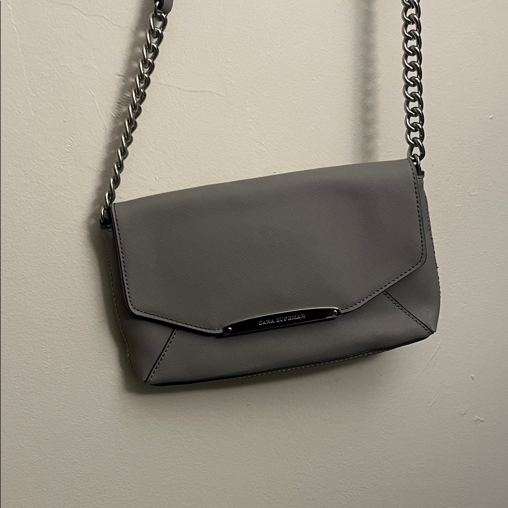 Gray Chain Strap Women's Bag
